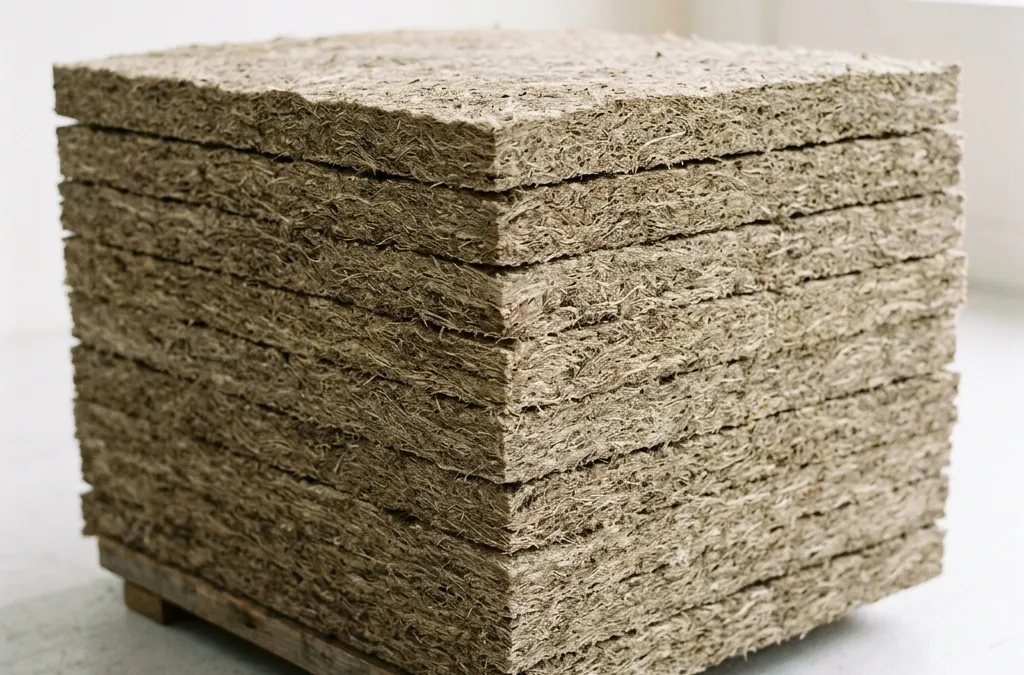 Natural organic hemp insulation mats