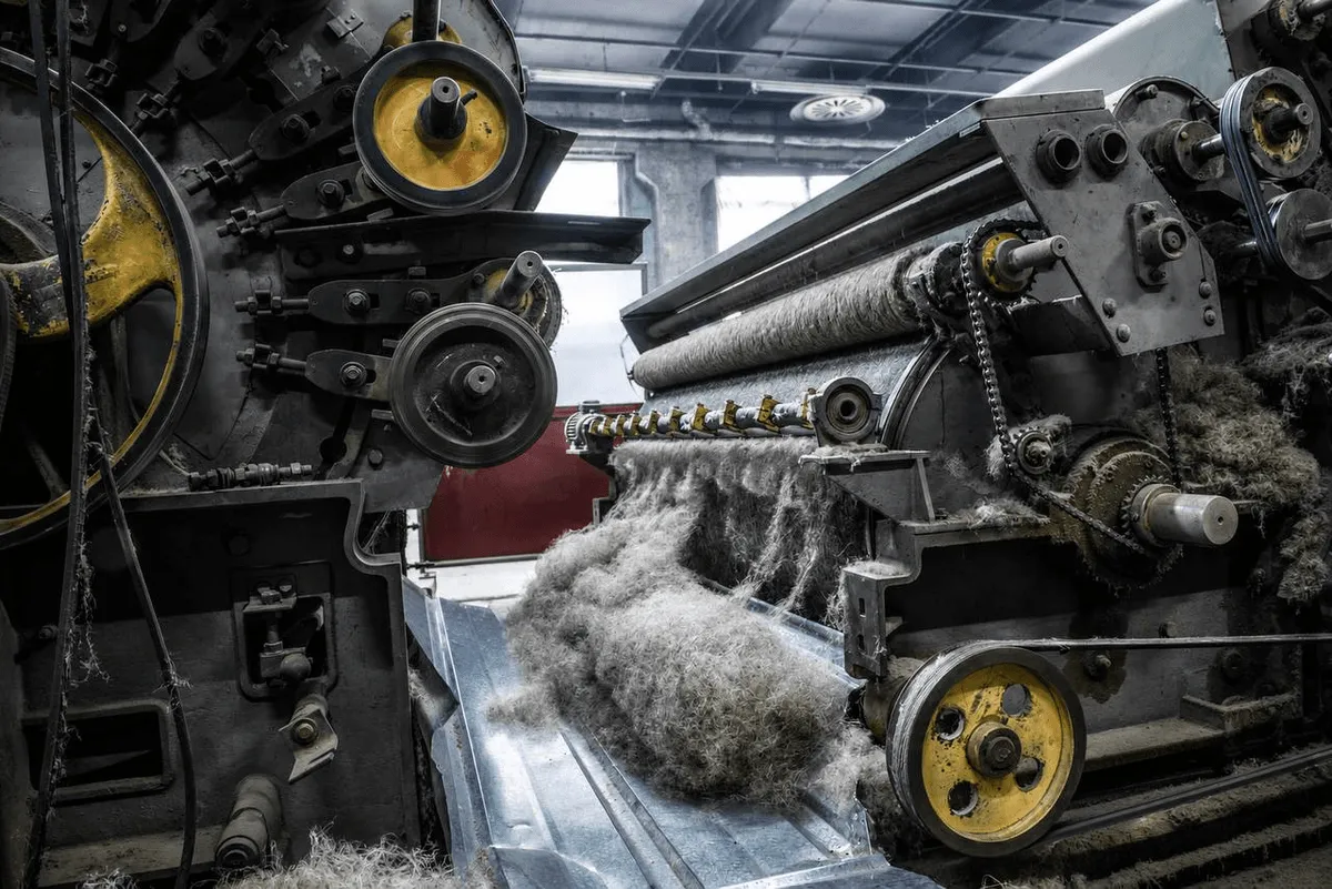 Carding machines for tolling raw material processing and tops production